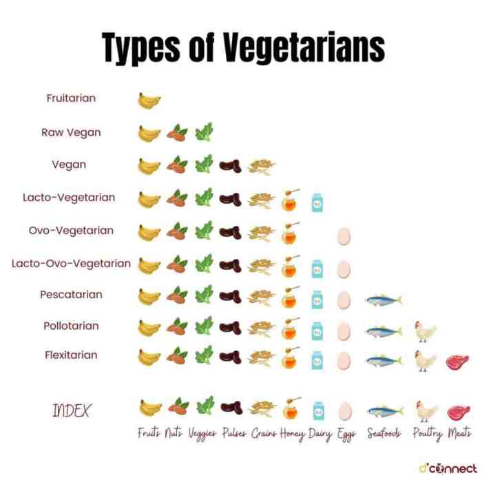 Vegetarian vegetarians difference diets lacto pescatarian ovo helpyou