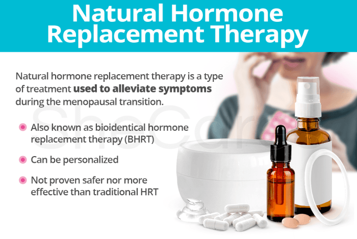 Natural hormone replacement therapy