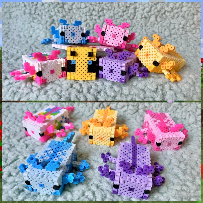 3d minecraft perler beads